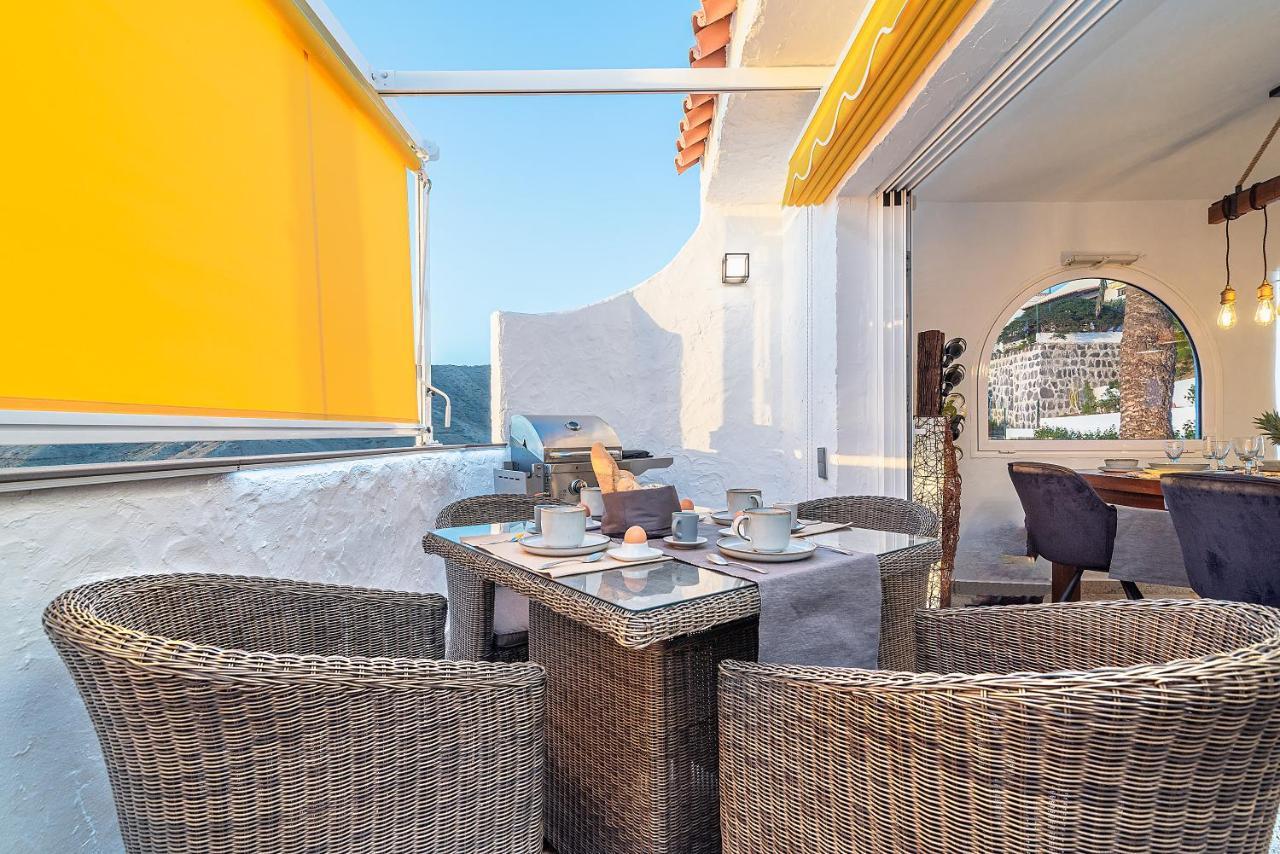 Mogan Luxury Apartment, Sea Views, Jacuzzi And Sauna. Extérieur photo