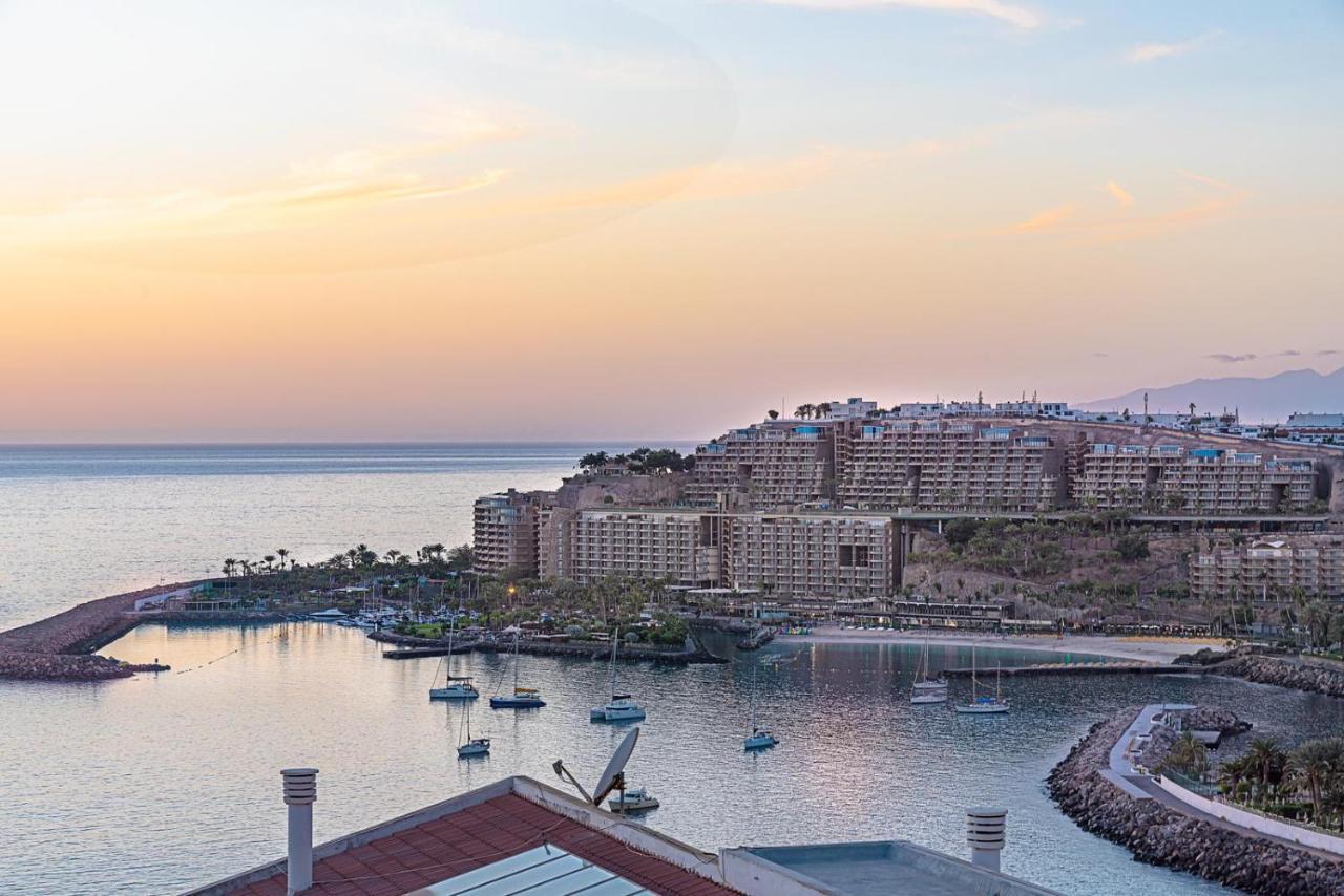 Mogan Luxury Apartment, Sea Views, Jacuzzi And Sauna. Extérieur photo